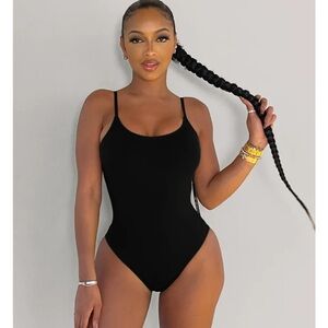 TA3 | BLACK | LACEY STYLE | MEDIUM SHORT | ONE PIECE BATHING SUIT
